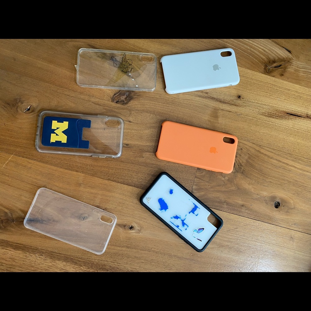Various iPhone XS Max cases